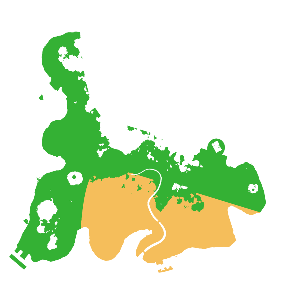 Biome Rust Map: Procedural Map, Size: 3000, Seed: 30511