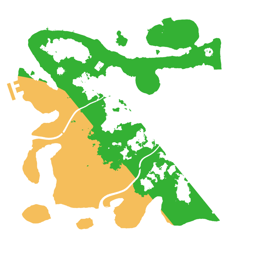 Biome Rust Map: Procedural Map, Size: 3000, Seed: 56799