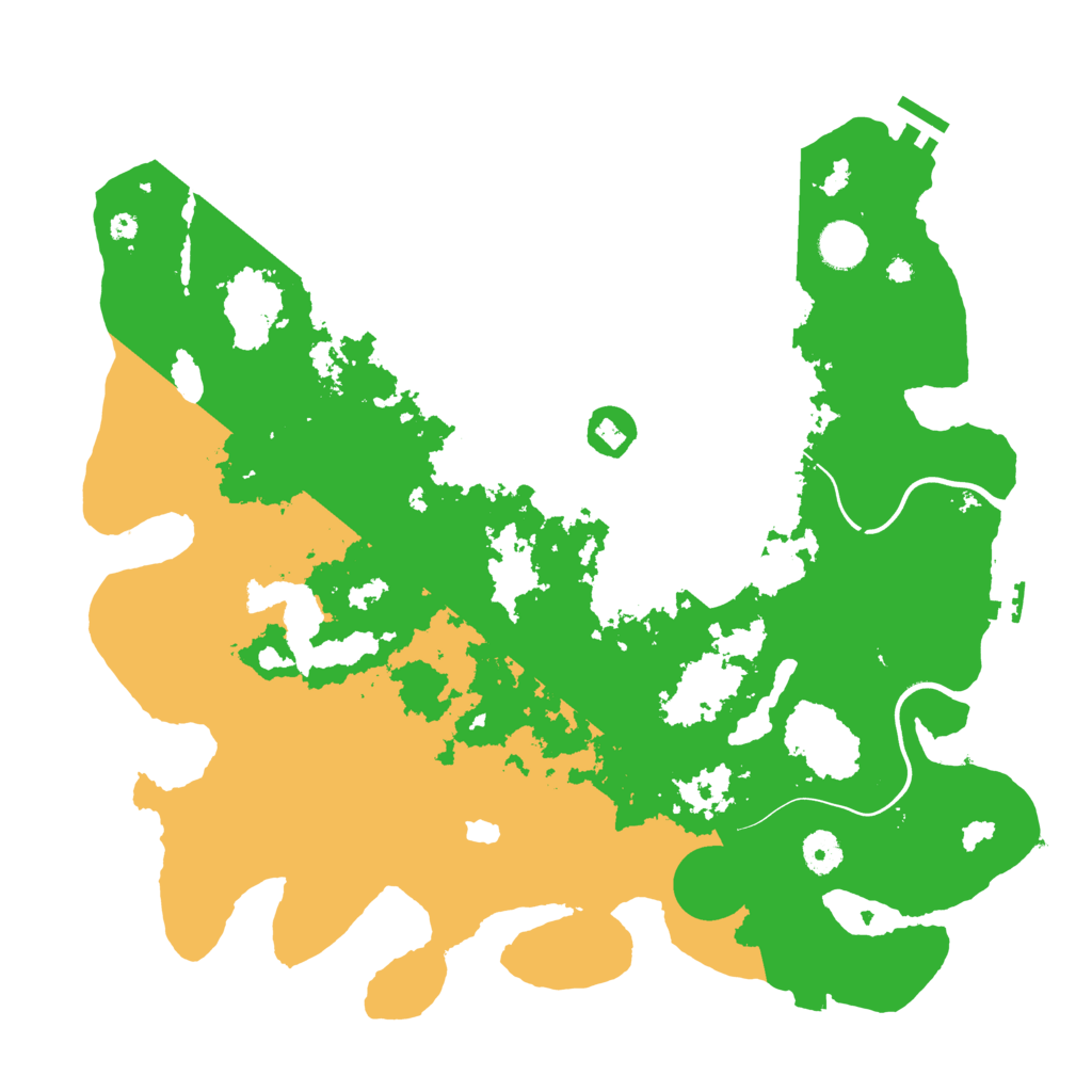 Biome Rust Map: Procedural Map, Size: 4000, Seed: 6241