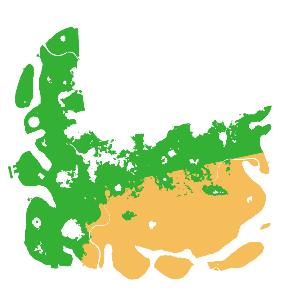 Biome Rust Map: Procedural Map, Size: 4800, Seed: 937273897