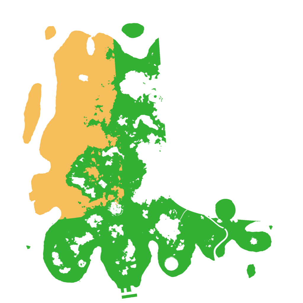 Biome Rust Map: Procedural Map, Size: 4000, Seed: 12377