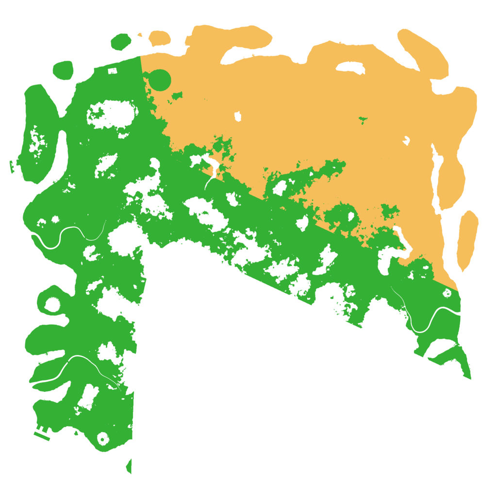 Biome Rust Map: Procedural Map, Size: 6000, Seed: 652816999
