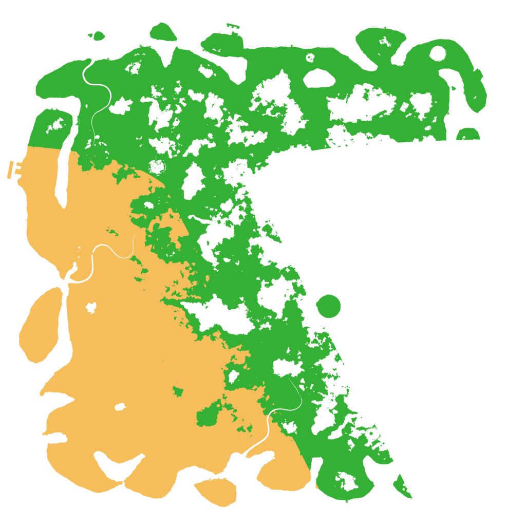 Biome Rust Map: Procedural Map, Size: 6000, Seed: 1039959466