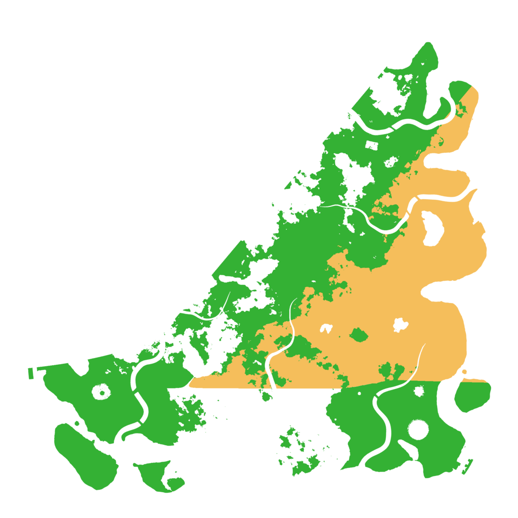 Biome Rust Map: Procedural Map, Size: 4500, Seed: 549962428