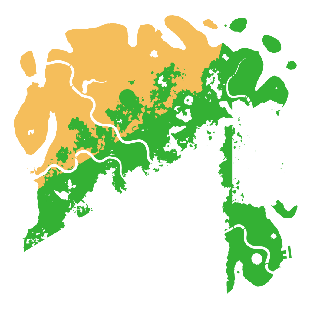 Biome Rust Map: Procedural Map, Size: 5000, Seed: 916836560
