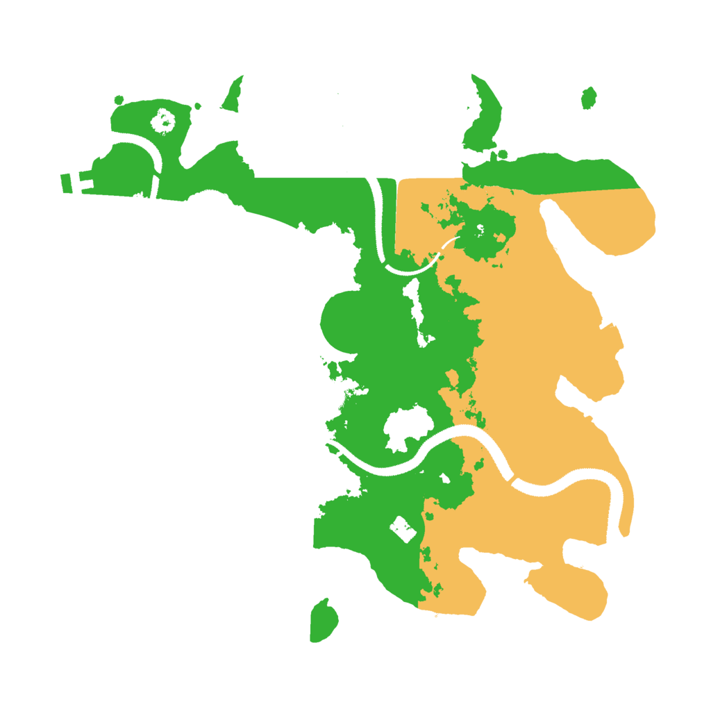 Biome Rust Map: Procedural Map, Size: 3000, Seed: 3308