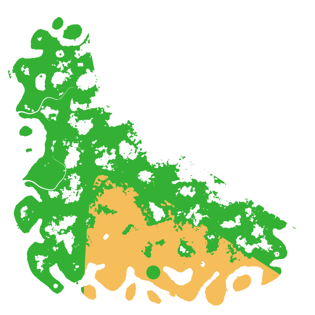 Biome Rust Map: Procedural Map, Size: 6000, Seed: 19891219