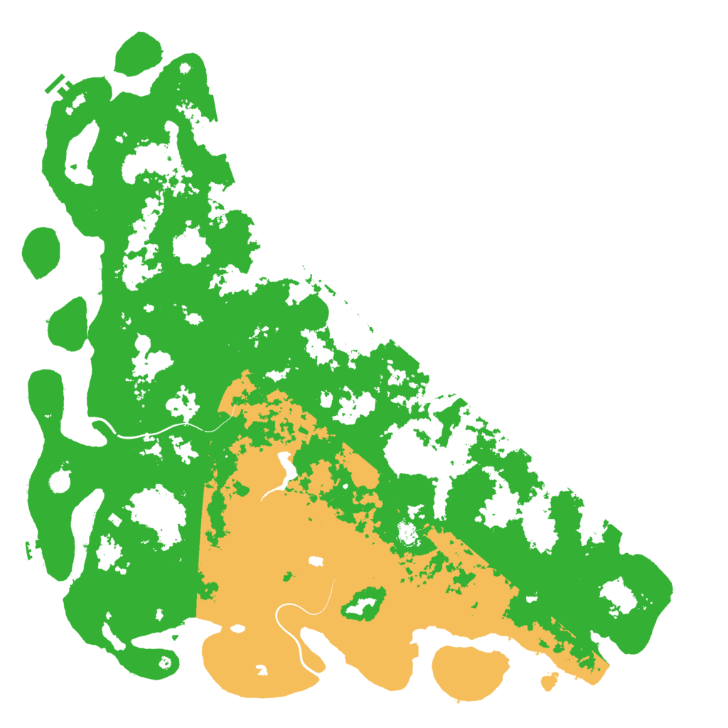 Biome Rust Map: Procedural Map, Size: 6000, Seed: 432223