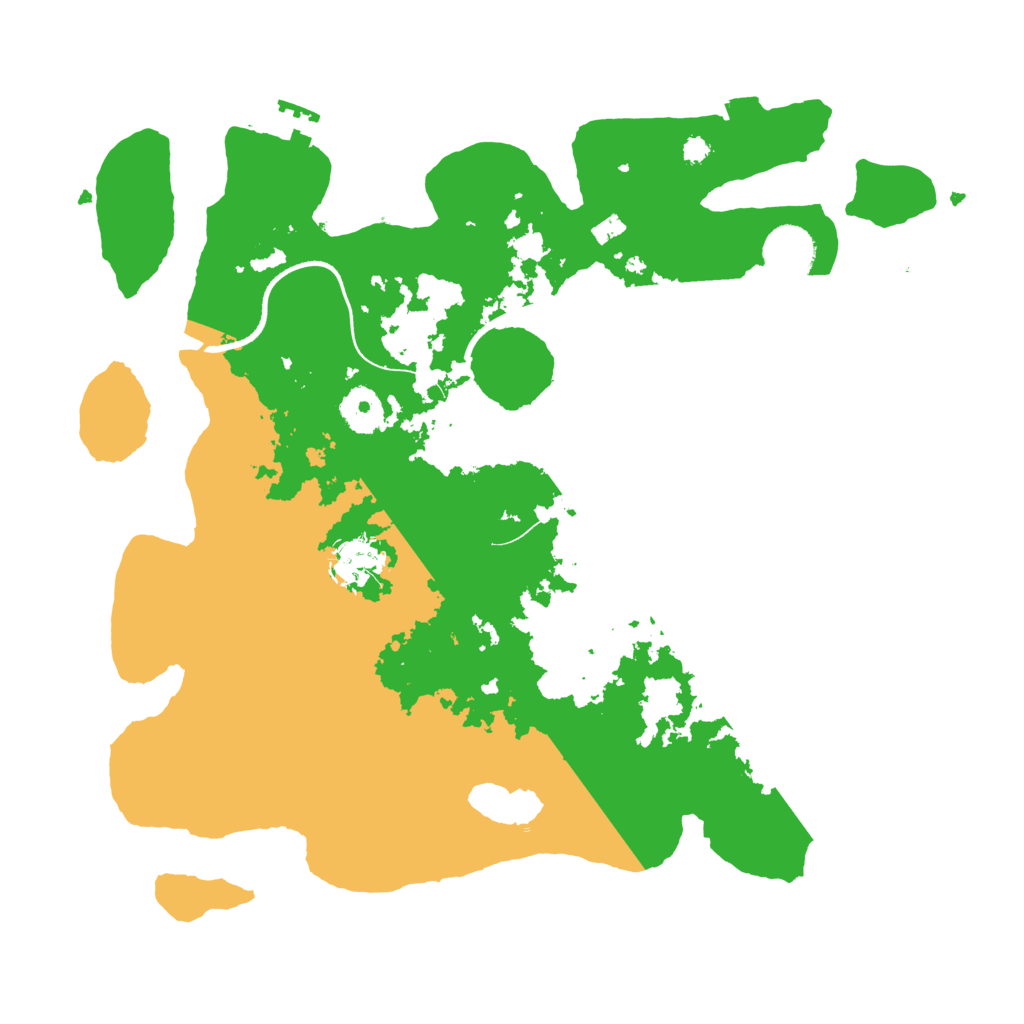 Biome Rust Map: Procedural Map, Size: 3500, Seed: 1351174888