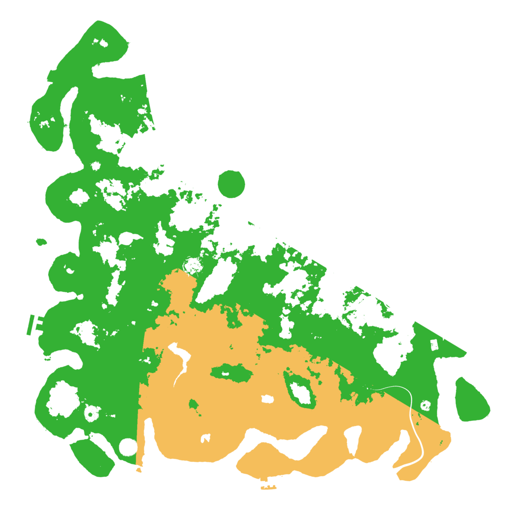 Biome Rust Map: Procedural Map, Size: 5000, Seed: 8111987