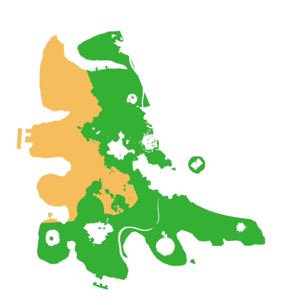 Biome Rust Map: Procedural Map, Size: 3000, Seed: 293234068