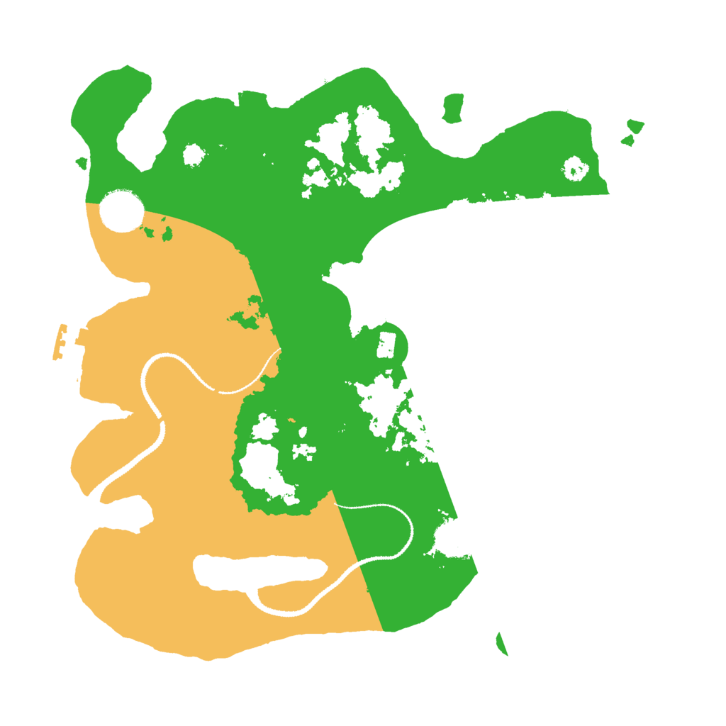 Biome Rust Map: Procedural Map, Size: 3000, Seed: 8548