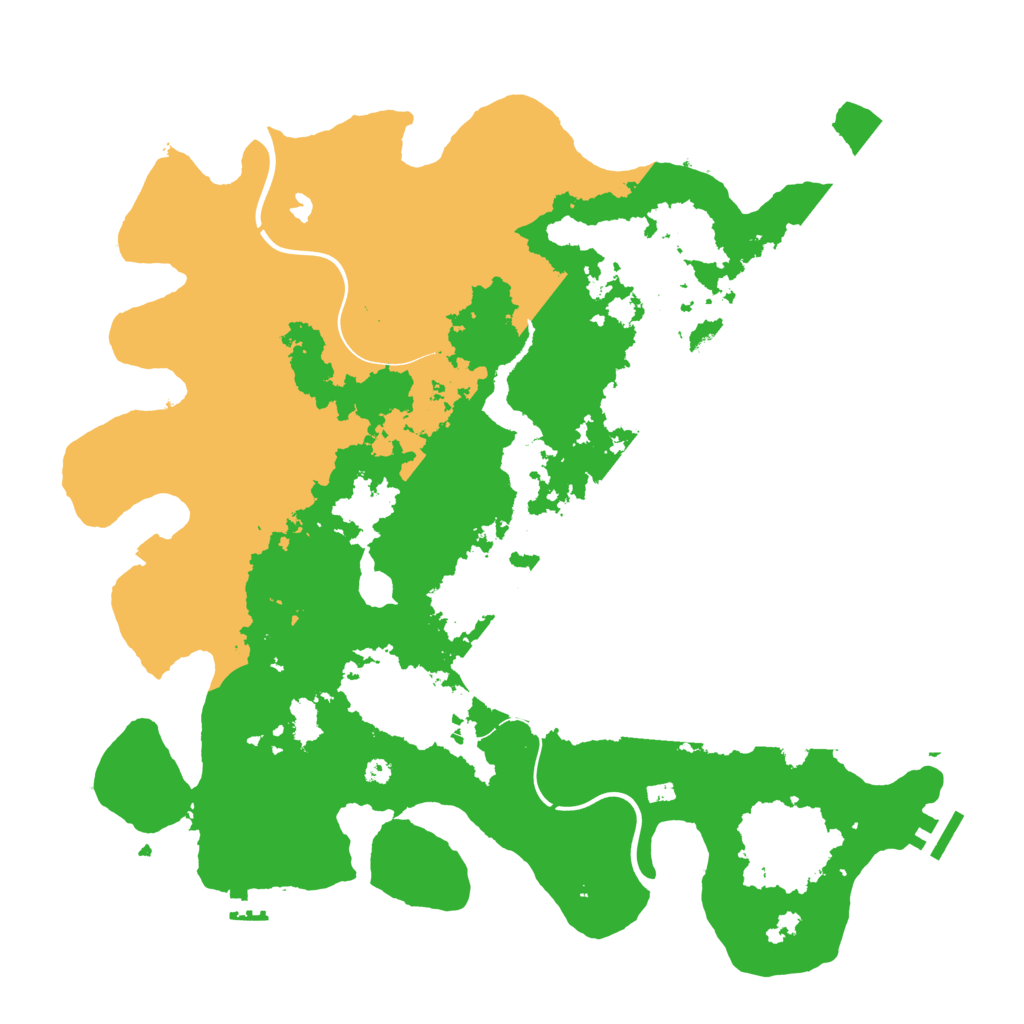 Biome Rust Map: Procedural Map, Size: 4000, Seed: 4249