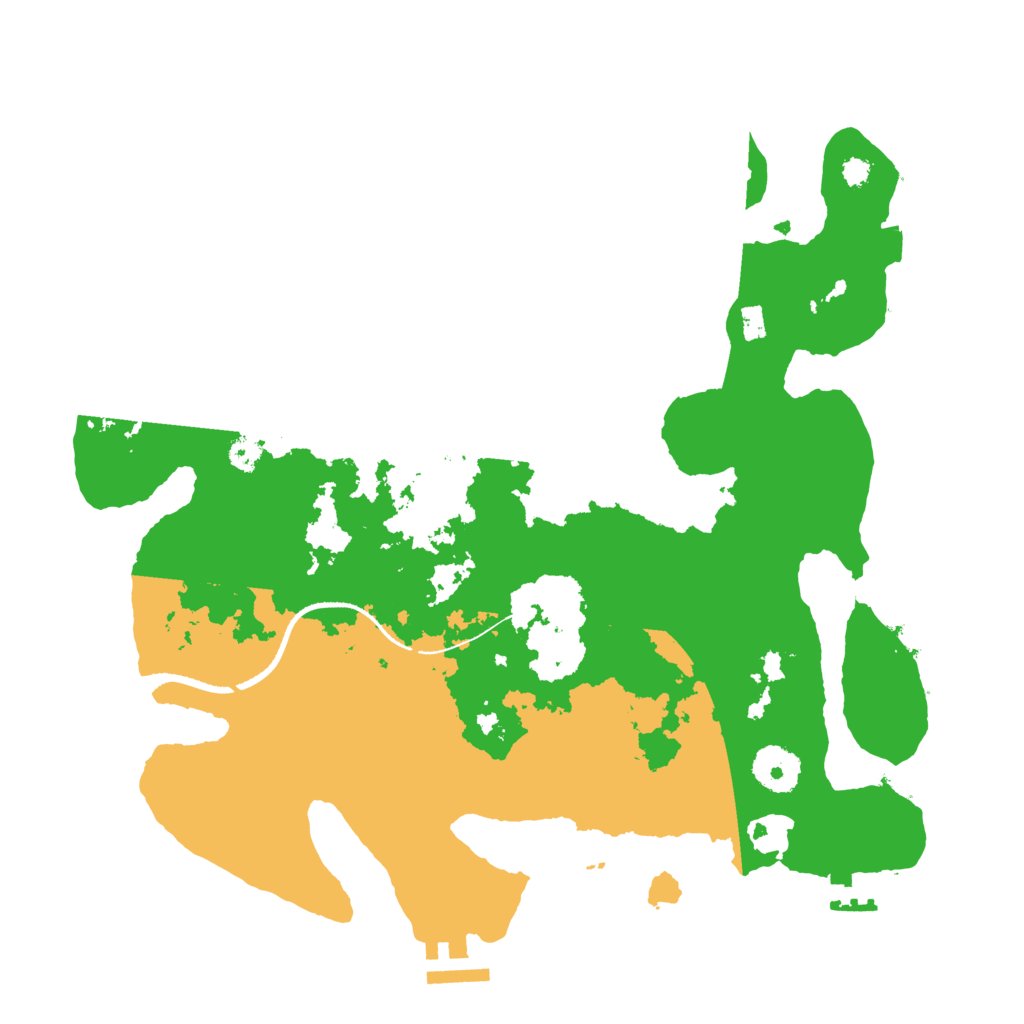 Biome Rust Map: Procedural Map, Size: 3300, Seed: 1325271172