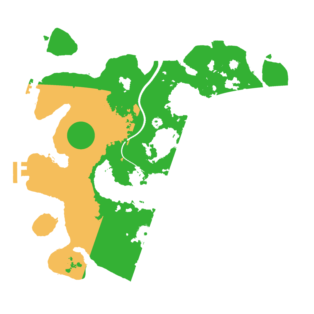 Biome Rust Map: Procedural Map, Size: 3000, Seed: 928573412