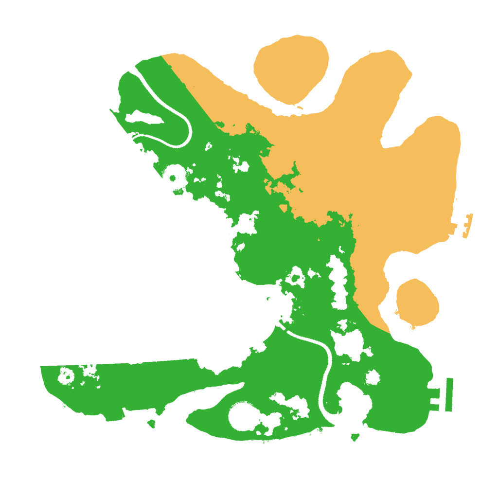 Biome Rust Map: Procedural Map, Size: 3000, Seed: 882055354