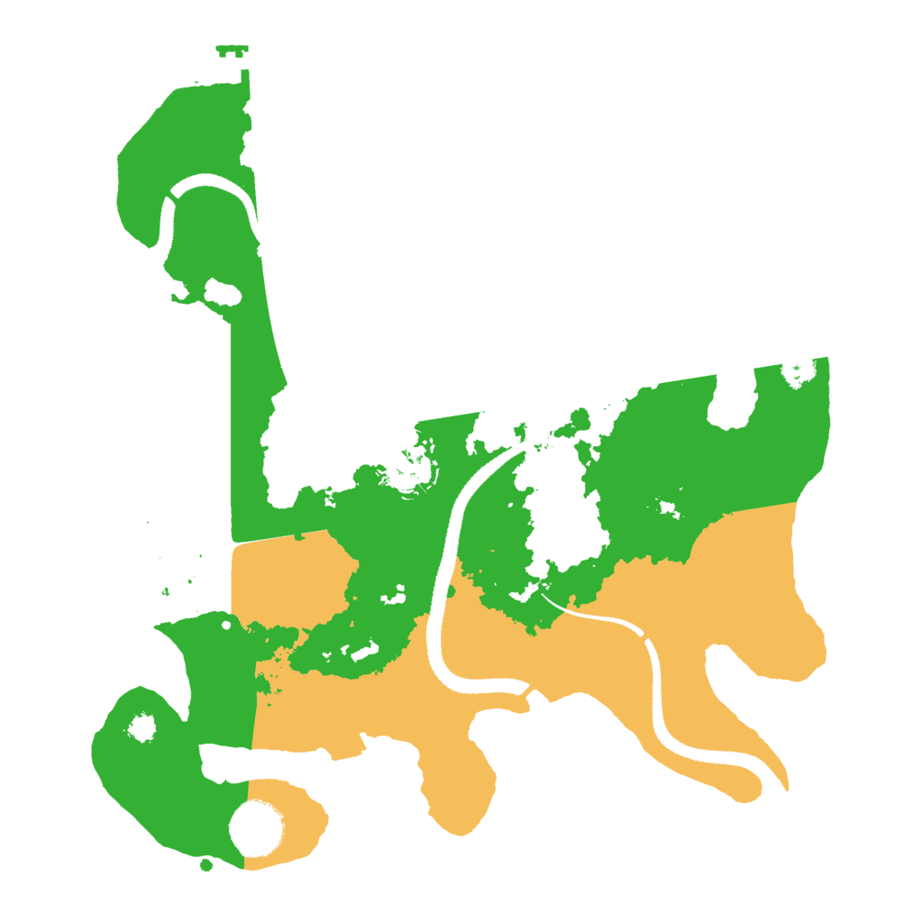 Biome Rust Map: Procedural Map, Size: 2998, Seed: 10000