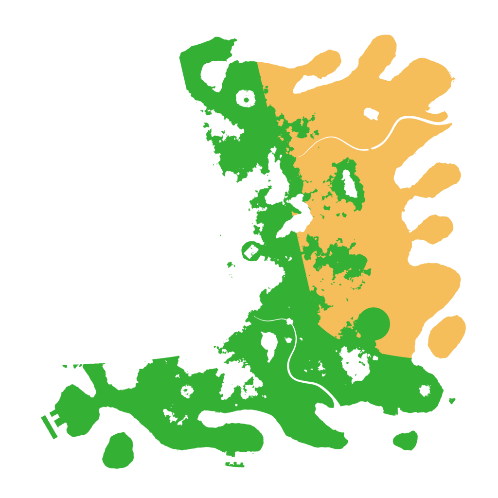 Biome Rust Map: Procedural Map, Size: 4000, Seed: 65472