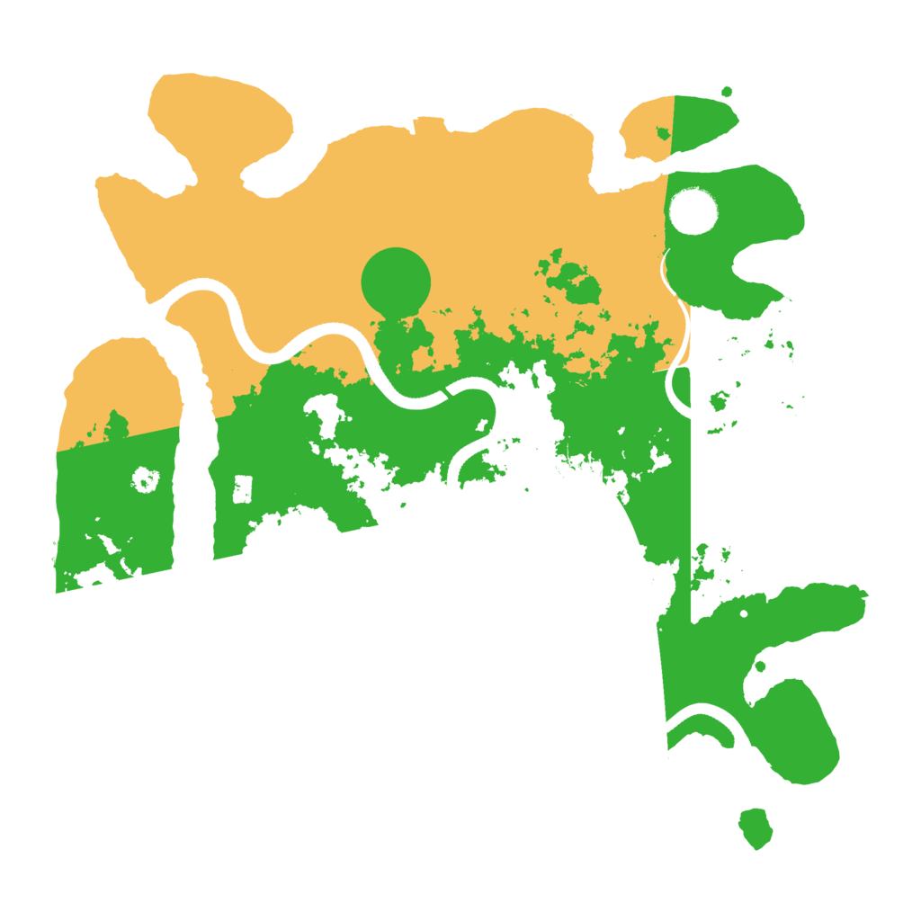 Biome Rust Map: Procedural Map, Size: 3500, Seed: 559719346