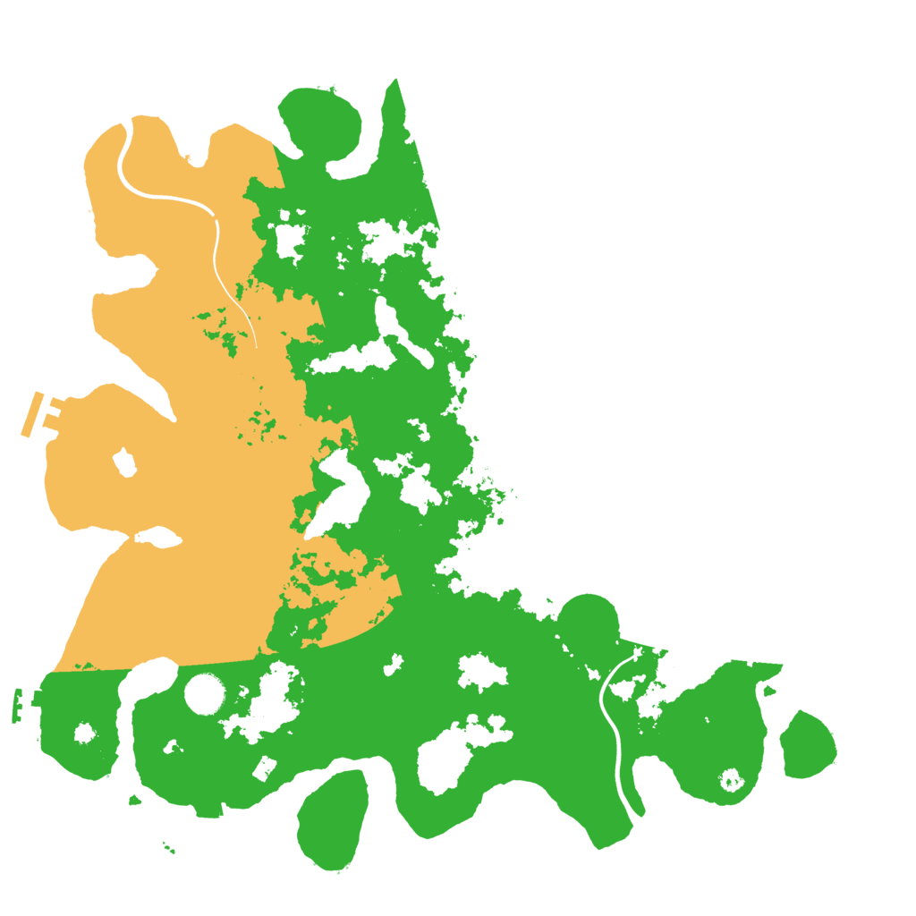 Biome Rust Map: Procedural Map, Size: 4000, Seed: 76928915