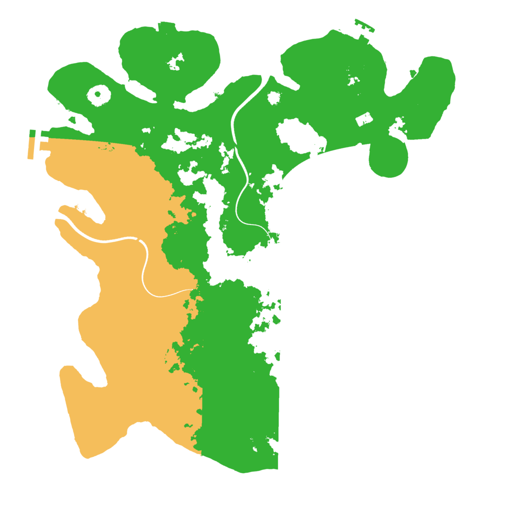 Biome Rust Map: Procedural Map, Size: 3500, Seed: 1897720256