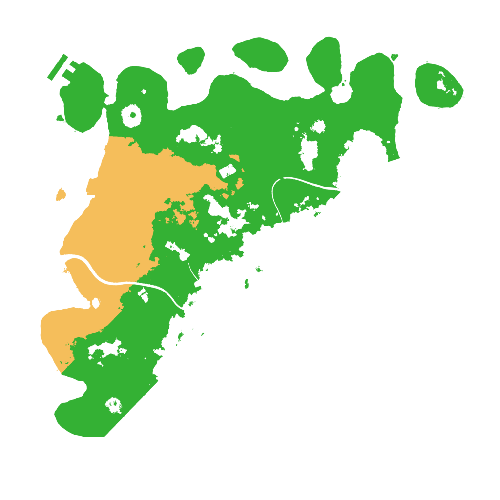 Biome Rust Map: Procedural Map, Size: 3500, Seed: 386392129