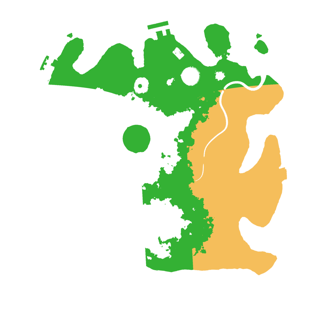 Biome Rust Map: Procedural Map, Size: 3000, Seed: 5253216