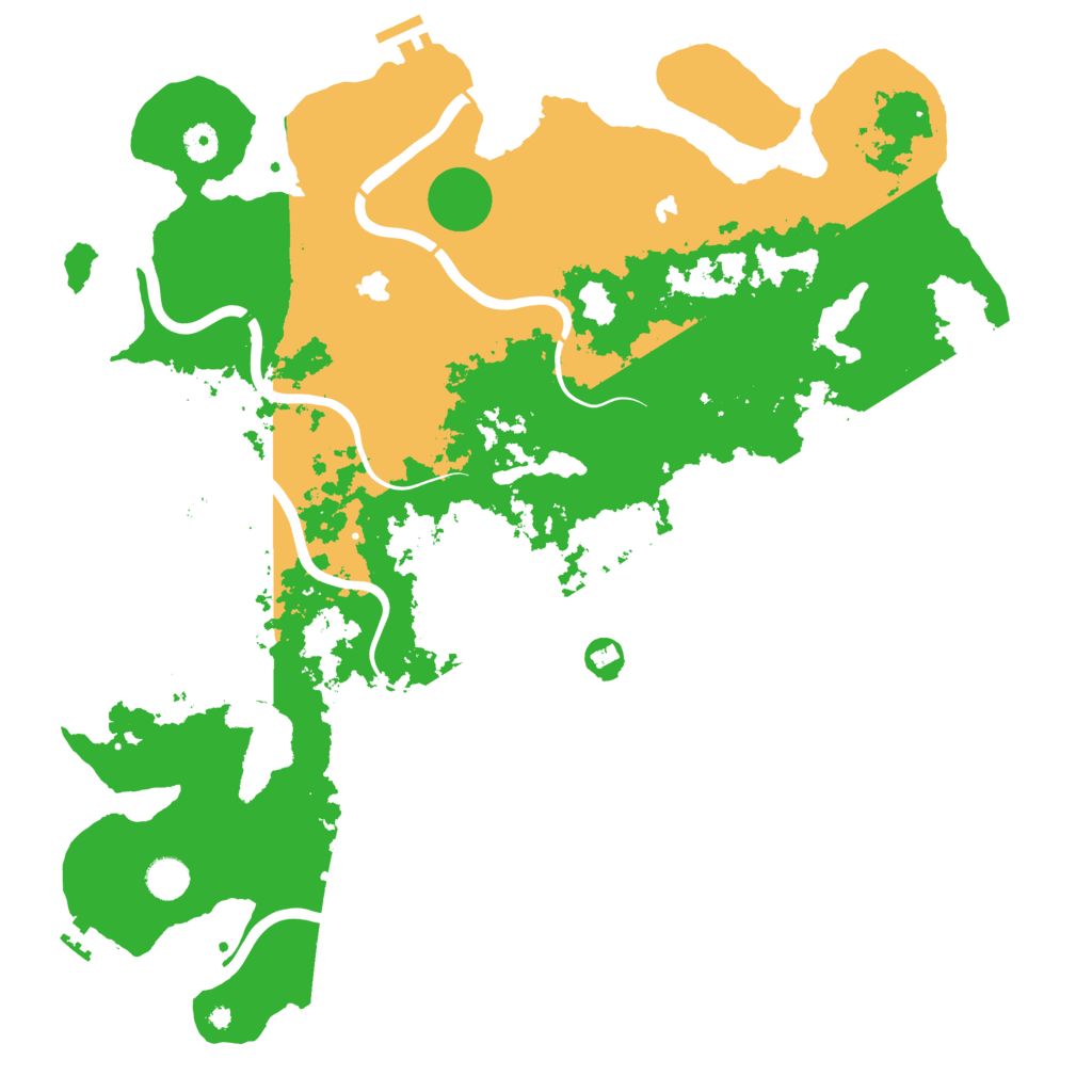 Biome Rust Map: Procedural Map, Size: 4500, Seed: 307711323