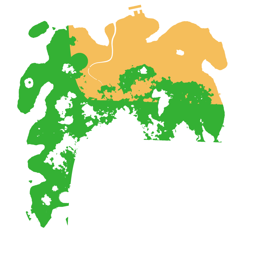 Biome Rust Map: Procedural Map, Size: 4000, Seed: 1605669074