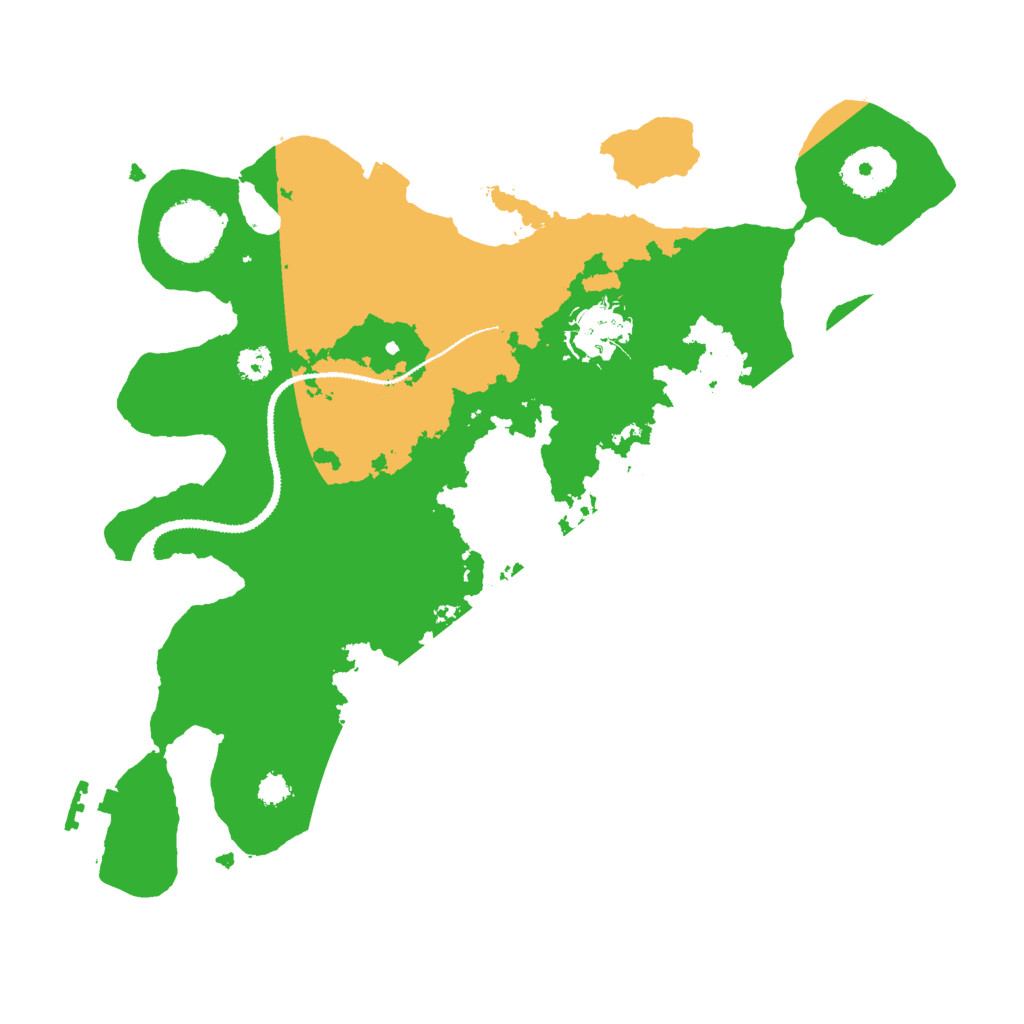 Biome Rust Map: Procedural Map, Size: 3000, Seed: 23414