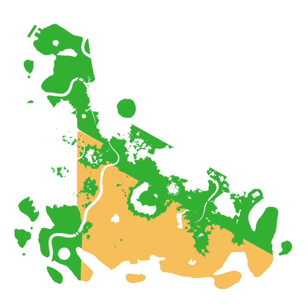 Biome Rust Map: Procedural Map, Size: 4500, Seed: 560457947
