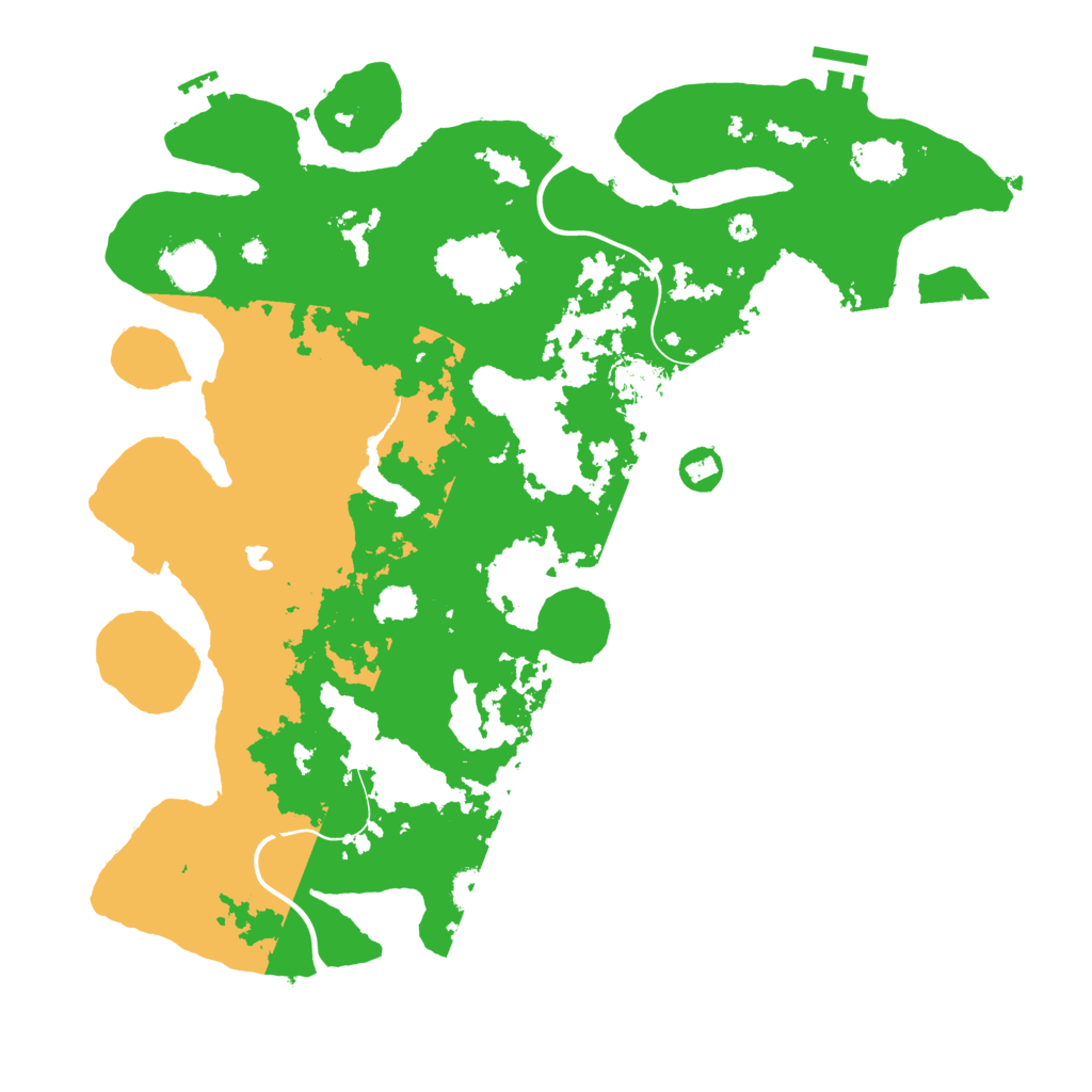 Biome Rust Map: Procedural Map, Size: 4000, Seed: 241422987