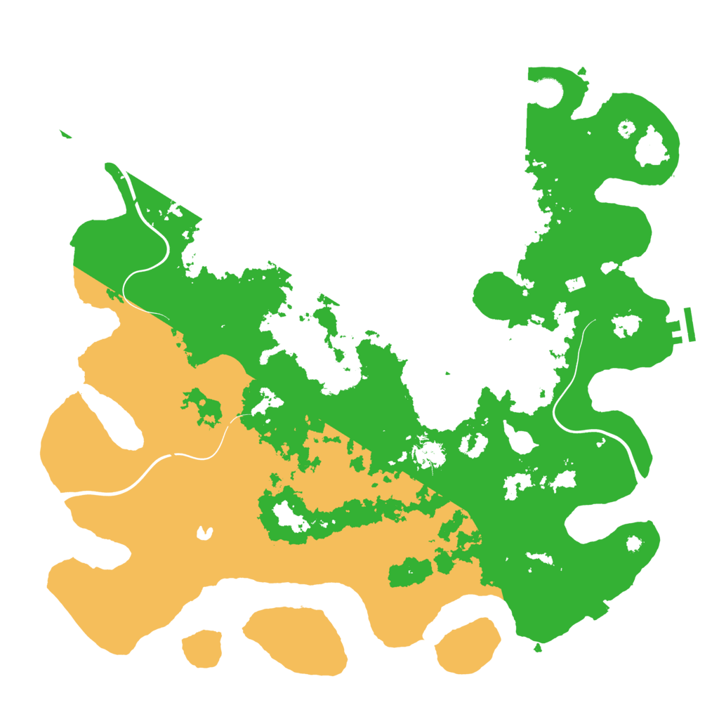 Biome Rust Map: Procedural Map, Size: 4250, Seed: 1584
