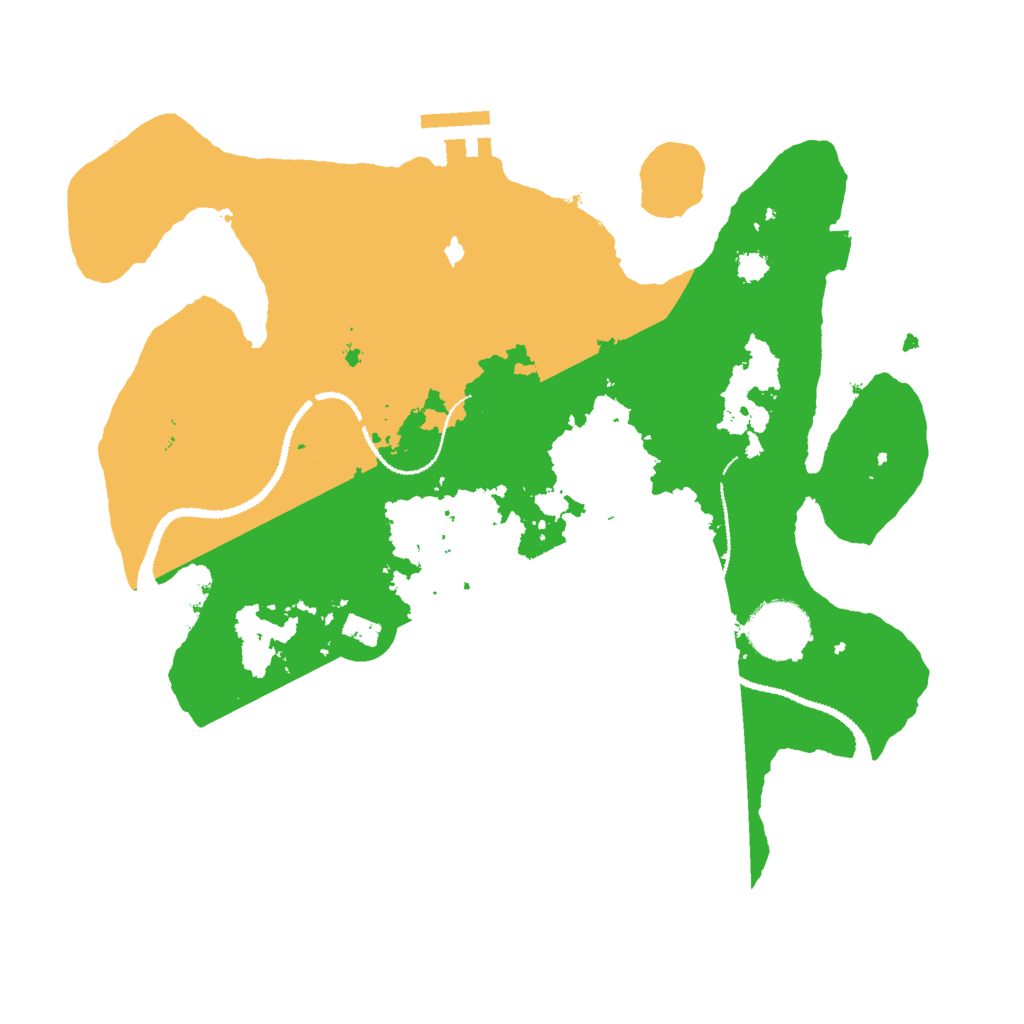 Biome Rust Map: Procedural Map, Size: 3000, Seed: 1458818707