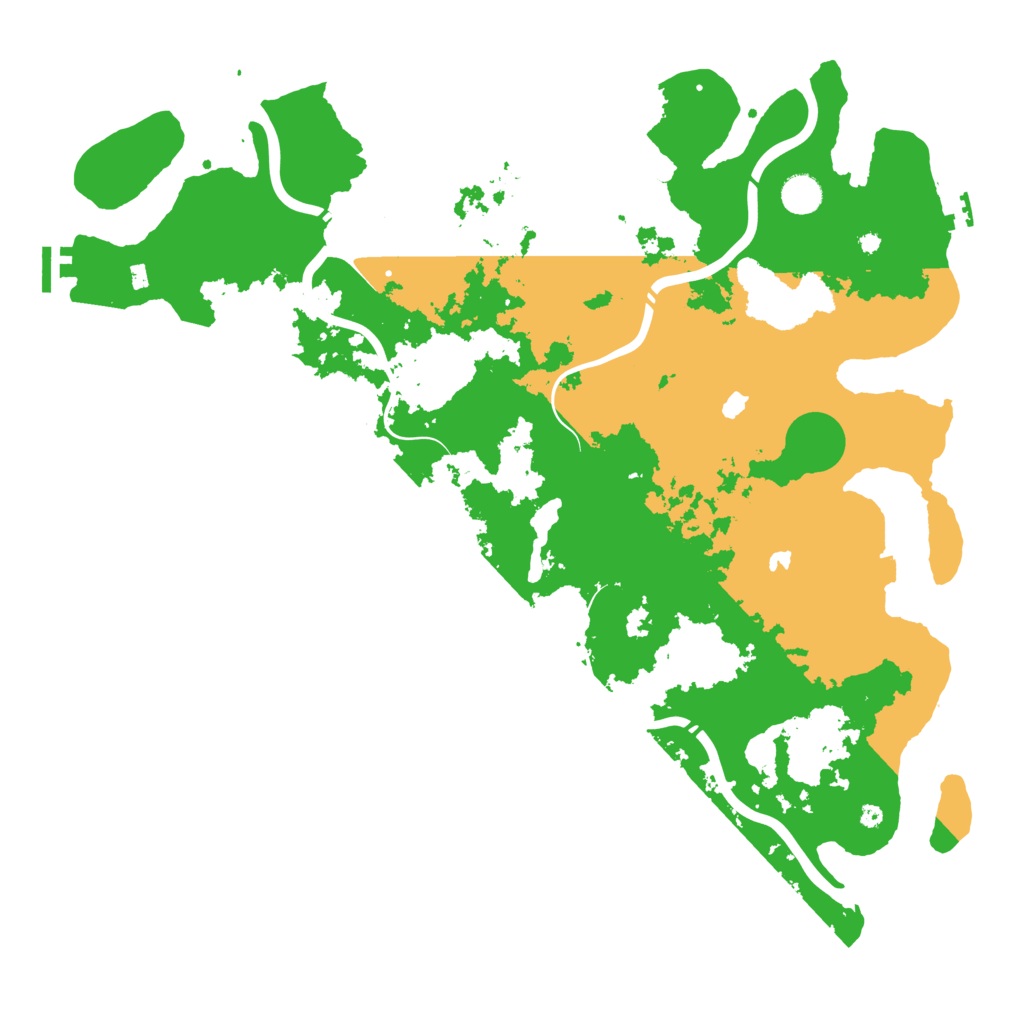 Biome Rust Map: Procedural Map, Size: 4500, Seed: 81510625