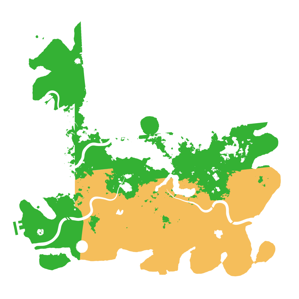 Biome Rust Map: Procedural Map, Size: 4500, Seed: 823451471