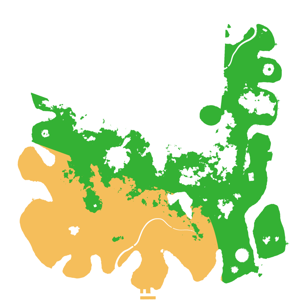 Biome Rust Map: Procedural Map, Size: 4000, Seed: 843277489