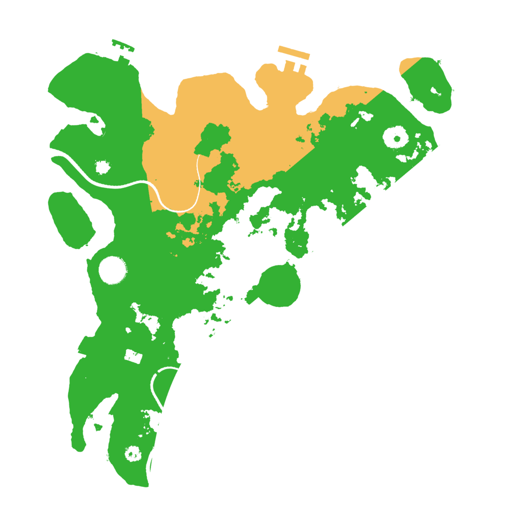 Biome Rust Map: Procedural Map, Size: 3300, Seed: 1800913683