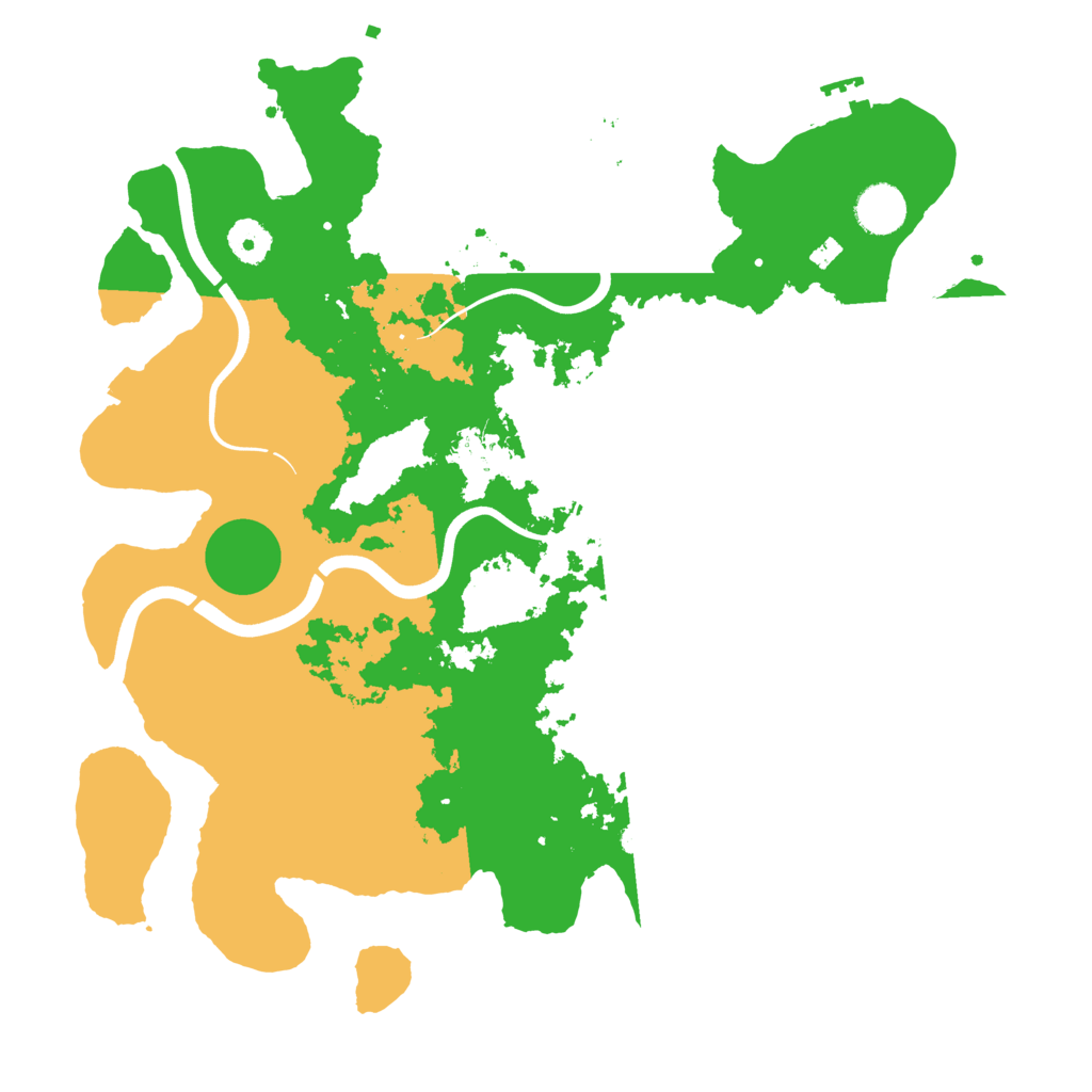 Biome Rust Map: Procedural Map, Size: 3800, Seed: 477833483