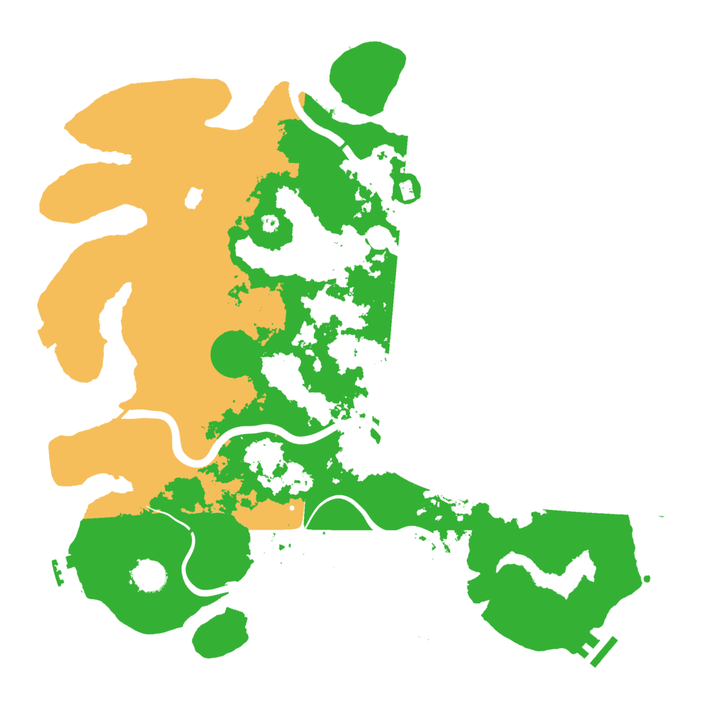 Biome Rust Map: Procedural Map, Size: 4000, Seed: 42780597
