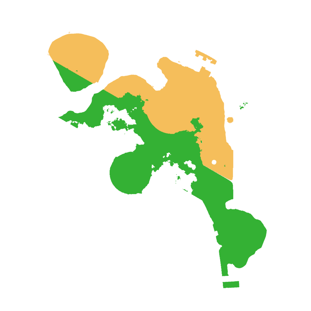 Biome Rust Map: Procedural Map, Size: 2000, Seed: 345355341