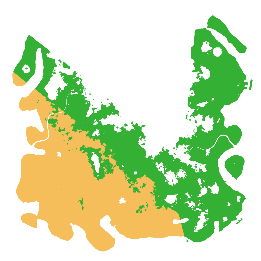 Biome Rust Map: Procedural Map, Size: 5000, Seed: 1791644017