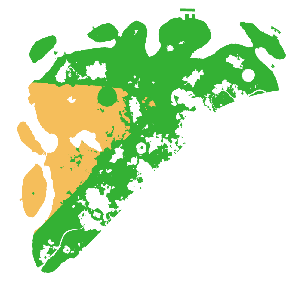 Biome Rust Map: Procedural Map, Size: 4250, Seed: 701369101