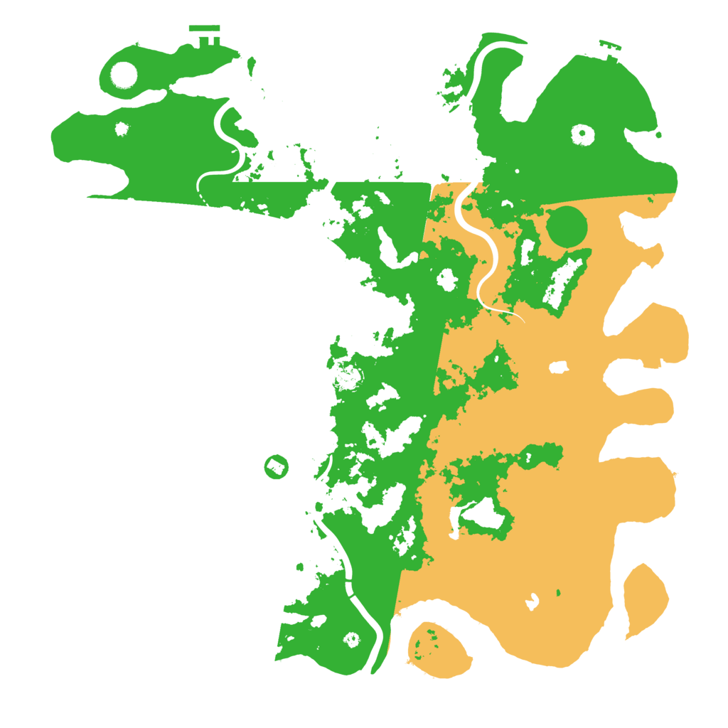 Biome Rust Map: Procedural Map, Size: 4800, Seed: 2112485331