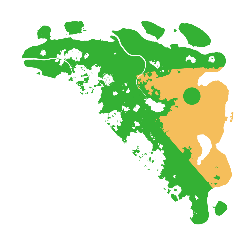 Biome Rust Map: Procedural Map, Size: 3800, Seed: 189