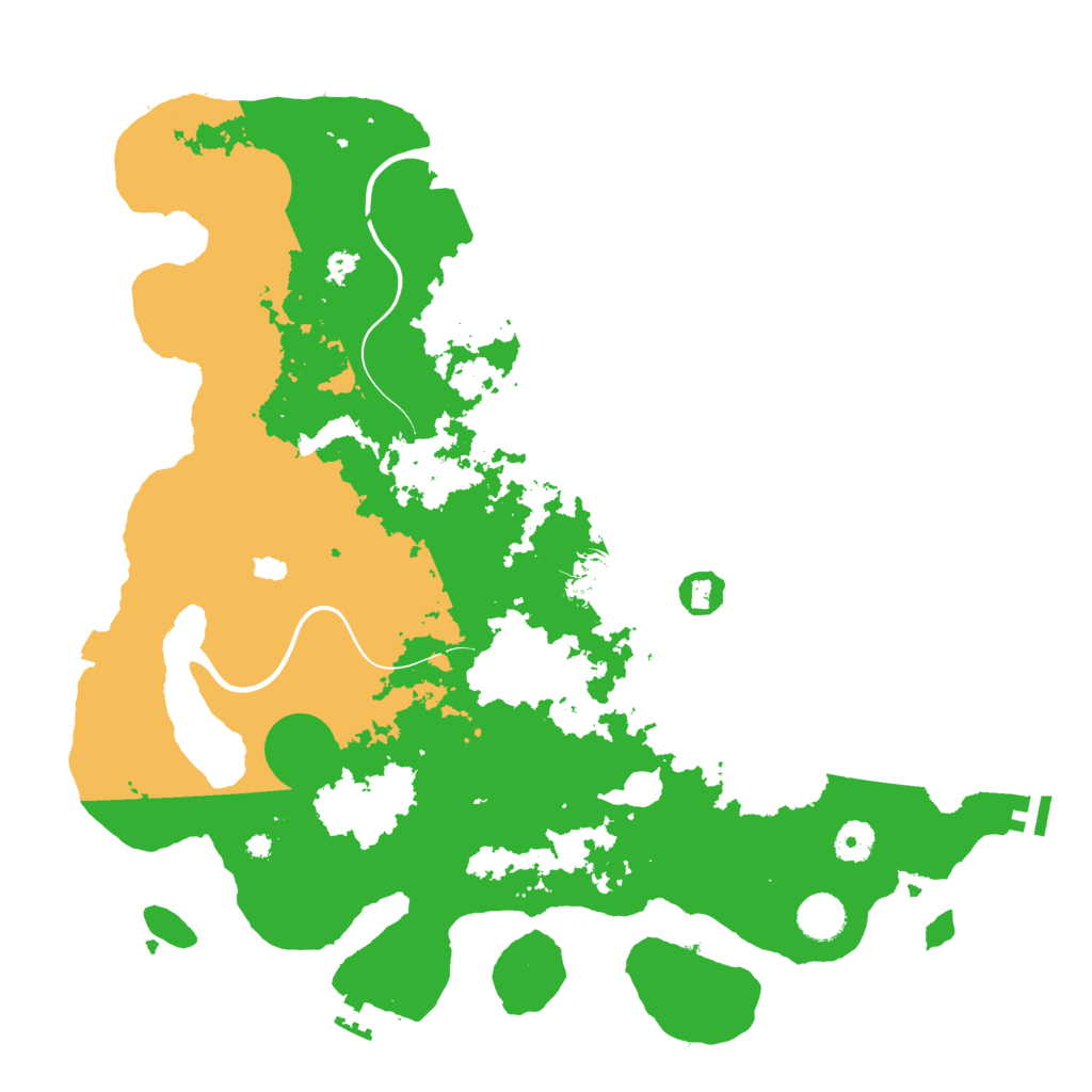 Biome Rust Map: Procedural Map, Size: 4050, Seed: 1839632463