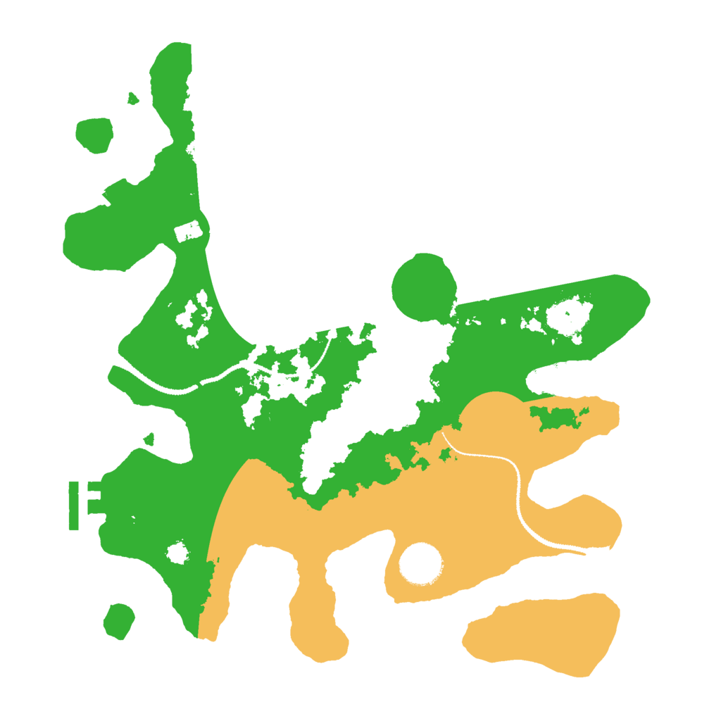 Biome Rust Map: Procedural Map, Size: 3000, Seed: 2106983