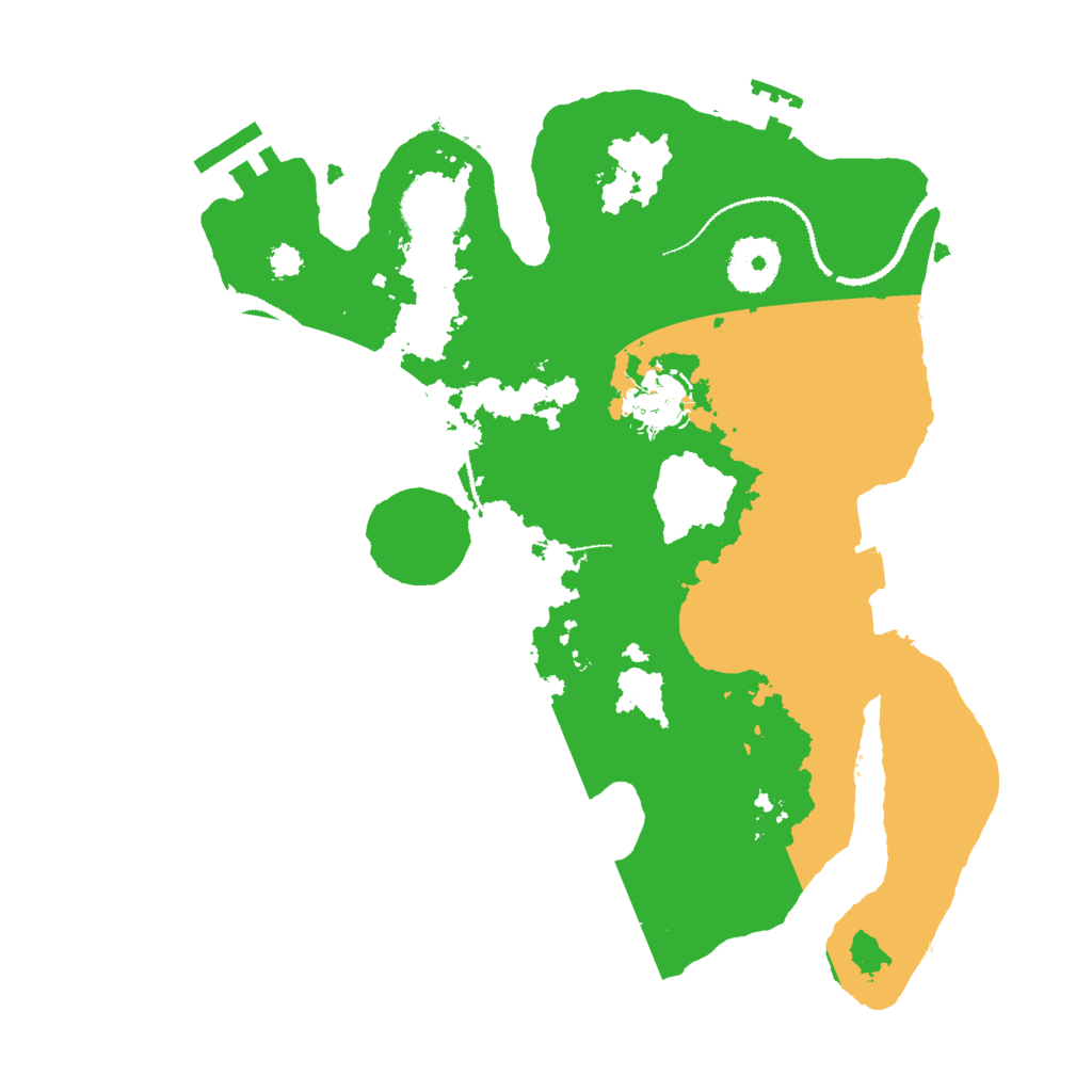 Biome Rust Map: Procedural Map, Size: 3000, Seed: 1574541279