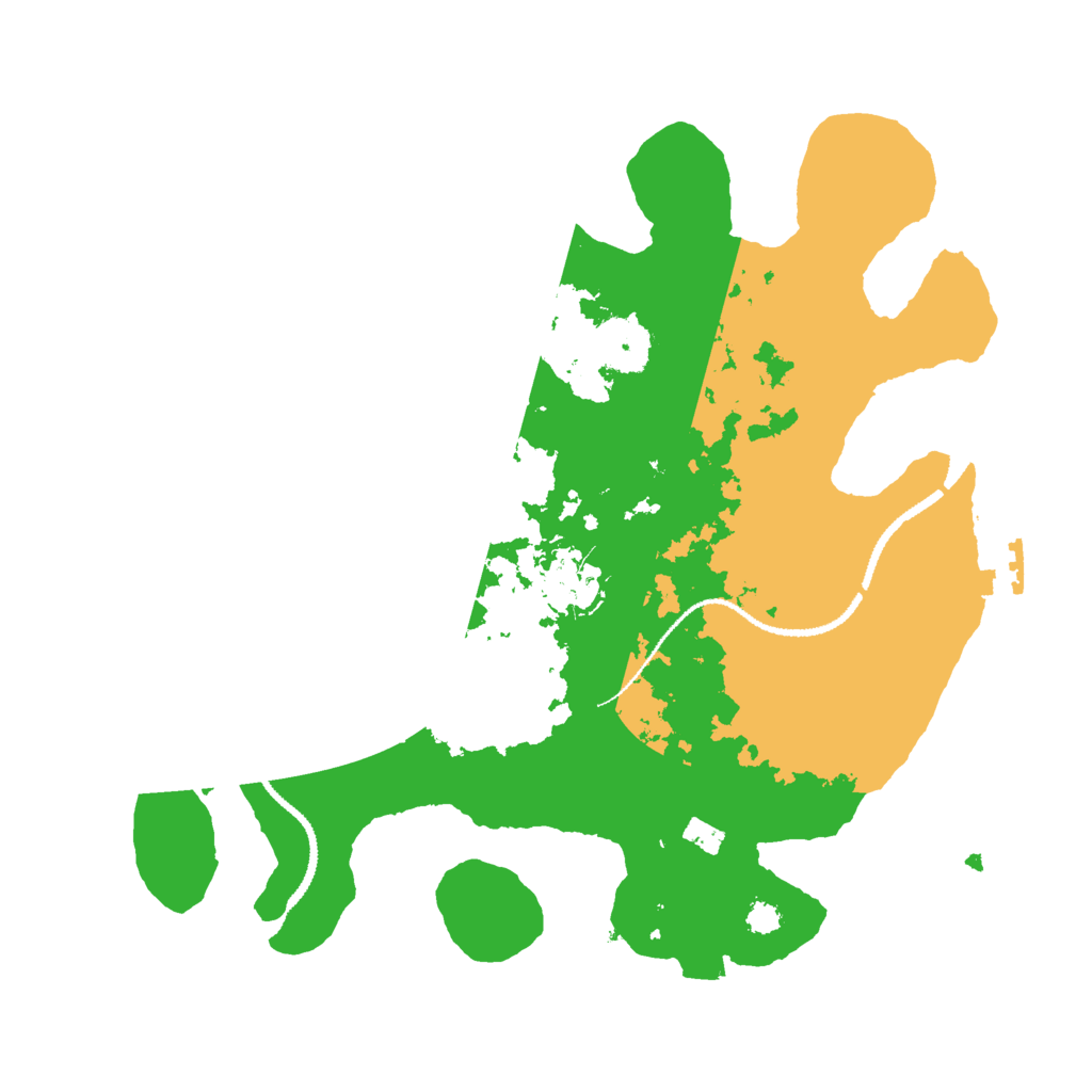 Biome Rust Map: Procedural Map, Size: 3000, Seed: 77687