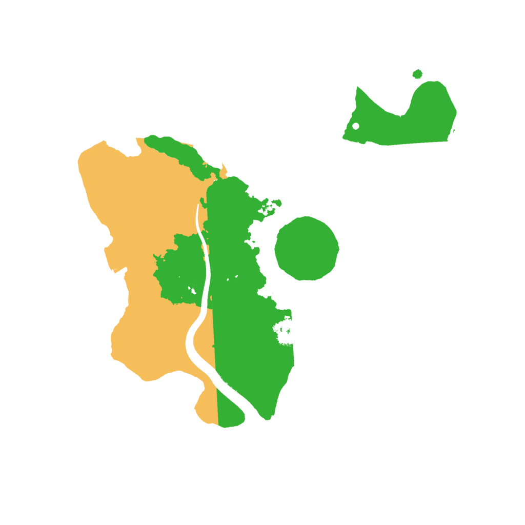 Biome Rust Map: Procedural Map, Size: 2250, Seed: 833264436